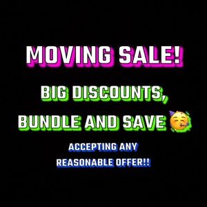 MOVING SALE